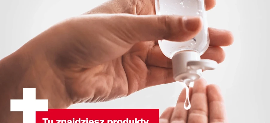 Wybór produktów do higieny osobistej do dezynfekcji od AVİA. Zawierają butelki cieczy z plastiku i szkła, przezroczyste cylindry do kosmetyków. "Produkty do dezynfekcji, AVİA, SD Eibar"