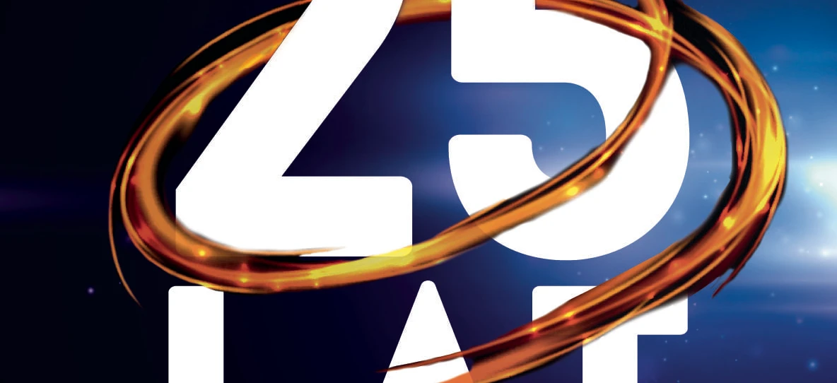 Elegancki projekt logo zawierający liczby i grafiki na tle nocnego nieba. Doskonały do wszystkich Twoich potrzeb związanych z projektowaniem graficznym!