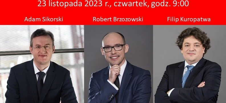 Profesjonaliści w biznesowych ubraniach, noszący okulary, omawiają wyniki finansowe Grupy UNIMOT. Dołącz do czatu z zespołem zarządzającym 23 listopada 2023 roku o godzinie 9:00.