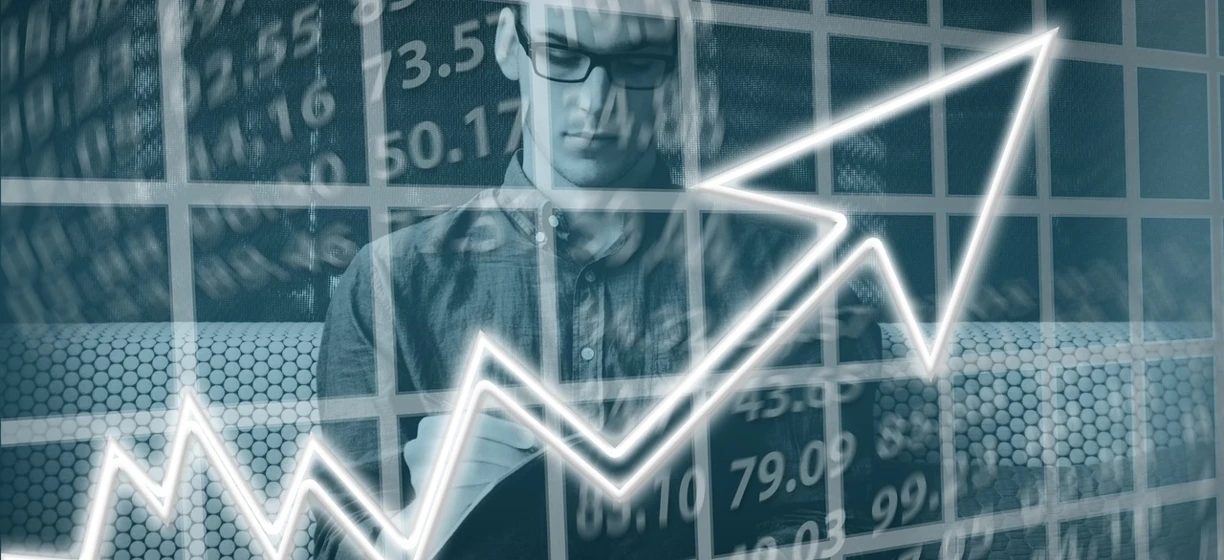 Technology trader analyzing scientific data with various numbers and percentages on a digital screen. #Science #Trader #DataAnalysis #Technology