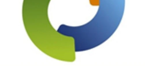 Logo Urzędu Regulacji Energetyki, agencji rządowej regulującej energetykę w Polsce. Emblemat firmy z tekstem Urząd Regulacji Energetyki po polsku.