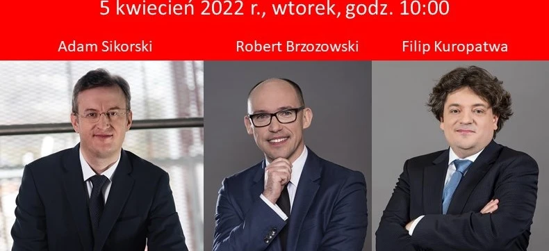 Trzech biznesmenów w formalnych strojach omawia wyniki finansowe Grupy UNIMOT w 2021 roku. Dołącz do dyskusji 5 kwietnia 2022 r. o godzinie 10:00 z Adamem Sikorskim, Robertem Brzozowskim i Filipem Kuropatwą. #Okulary #Okulary #OpiekaNadWzrokiem #Biznesmen #Biura #GrupaUNIMOT #WynikiFinansowe