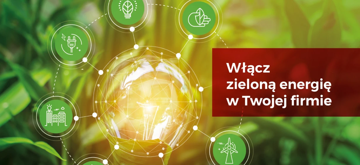 Reklama dla AVÍA Solar promująca zieloną energię dla Twojej firmy z logo i projektowaniem graficznym. Przełącz się na zieloną energię już dziś z UNIMOT i ENERGIA I GAZ.