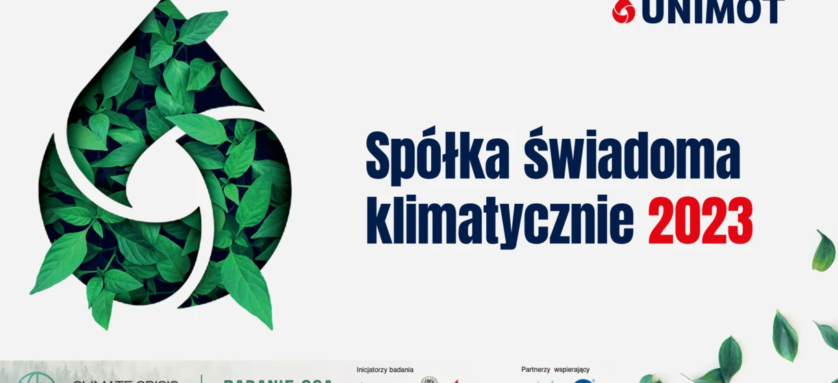 Obrazek przedstawiający logo UNIMOT, firmy podnoszącej świadomość na temat kryzysu klimatycznego poprzez badania i inicjatywy. Partnerzy, tak jak Bureau Veritas i Uniwersytet Nove de Julho, wspierają ich działania na rzecz bardziej zrównoważonej przyszłości.