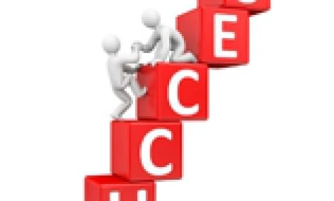 Czerwone elementy graficznego projektu tworzą oszałamiający wizualny efekt. Profesjonalne, dopracowane grafiki dla skutecznego budowania marki.