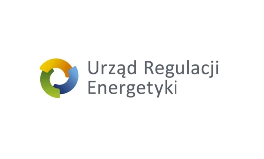 Logo Urzędu Regulacji Energetyki, organu regulacyjnego sektora energetycznego w Polsce. Utworzony do nadzorowania i regulowania branży energetycznej.