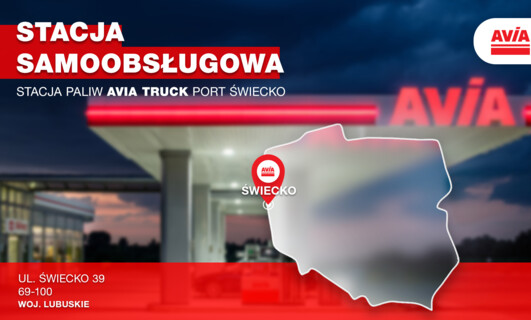 Grupa Unimot otworzyła pierwszą automatyczną stację AVIA Truck dla samochodów ciężarowych