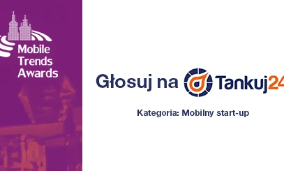 Logo dla Tankuj24, mobilnego start-up'u nominowanego do nagrody w dziedzinie trendów projektowania graficznego. Zagłosuj na nich, by wesprzeć innowacyjne aplikacje mobilne! #Tankuj24 #projektowaniegraficzne #trendymobilne