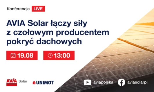 Dwóch wiodących producentów energii słonecznej łączy siły na konferencji LIVE. Nie przegap AVIA Solar oraz czołowego producenta prezentującego najnowsze technologie w energii słonecznej. #Reklama #Panelesłoneczne #Energiasłoneczna #KonferencjaLIVE