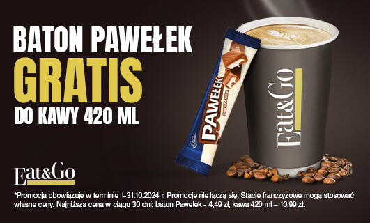 Baton Pawełek gratis do kawy 420 ml