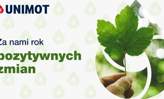 Etykieta dla ziołowych melas konopi z logo UNIMOT na Dzień Drzewa. Pozytywne zmiany w minionym roku. Uniwersytet Nove de Julho.